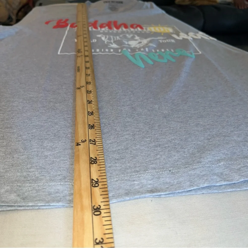 True Religion Buddha Was Here Mens T-shirt Sz M